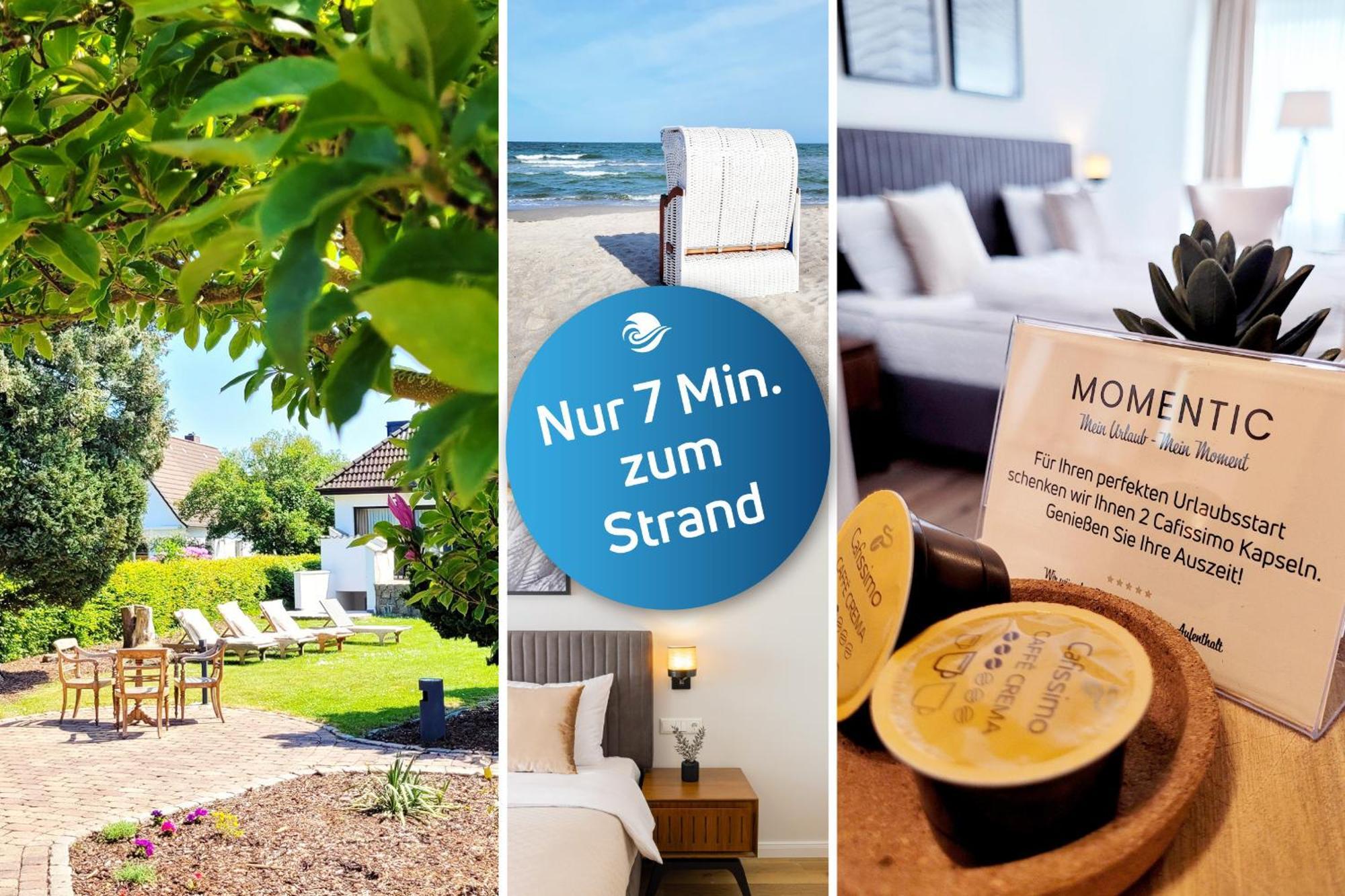 Hochwertige Ferienwohnung Mit Sonnenterrasse & Gartenblick, Nur Wenige Gehminuten Zum Strand Шарбойц Екстер'єр фото